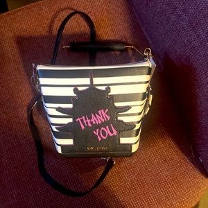 NEW Betsey Johnson Kung Pow Betsey Chinese Take Out Box Kitschy Crossbody Purse
